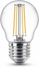 Philips LED-Lampe E27 P45 4,3W Filament 2700K 2er Bild 1