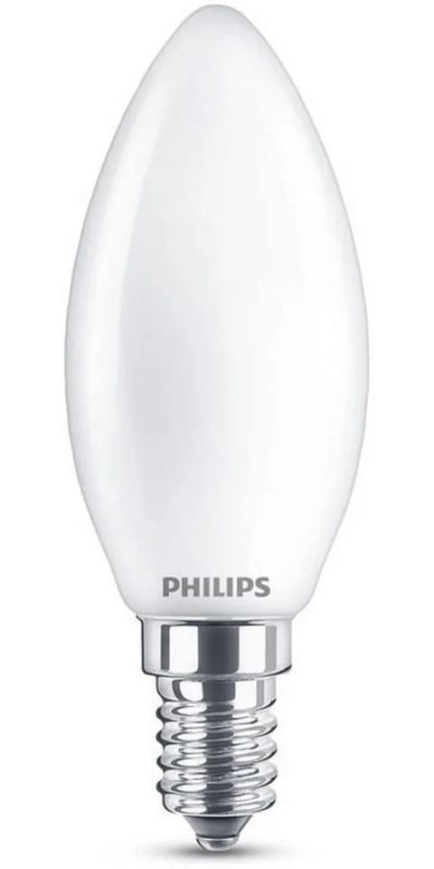 Philips Hue LED classic Lampe E14 Kerze warmweiß 40W 470lm matt 2er Pack - Bild 2