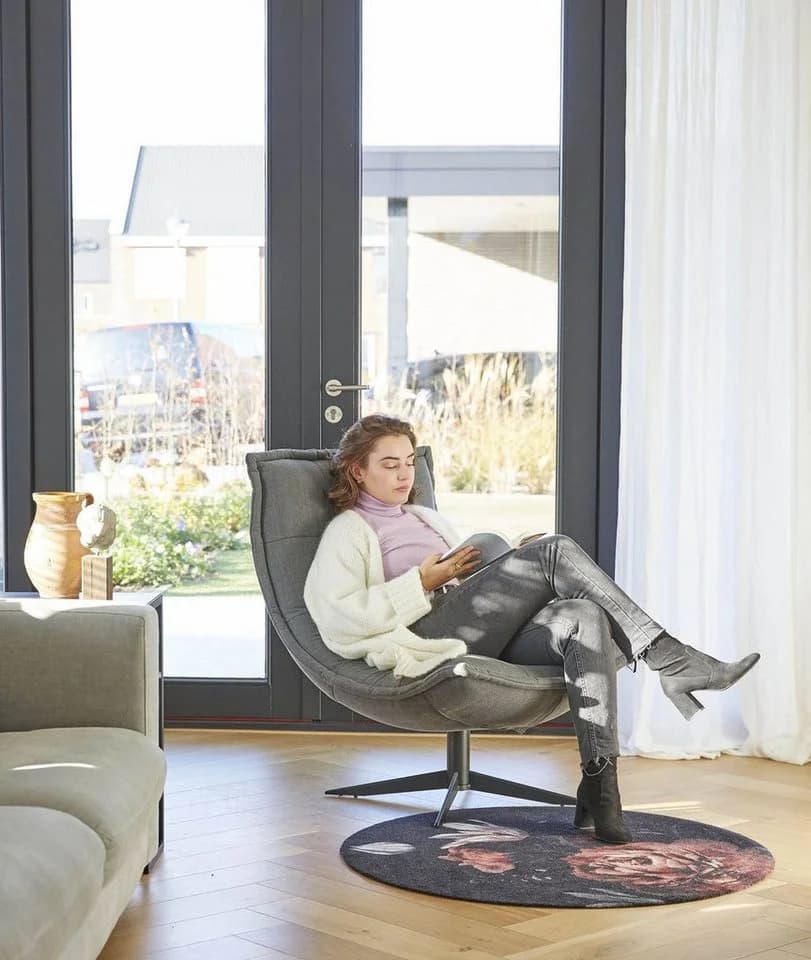 MD Entree Universal Teppichläufer Bella Rosa Schwarz