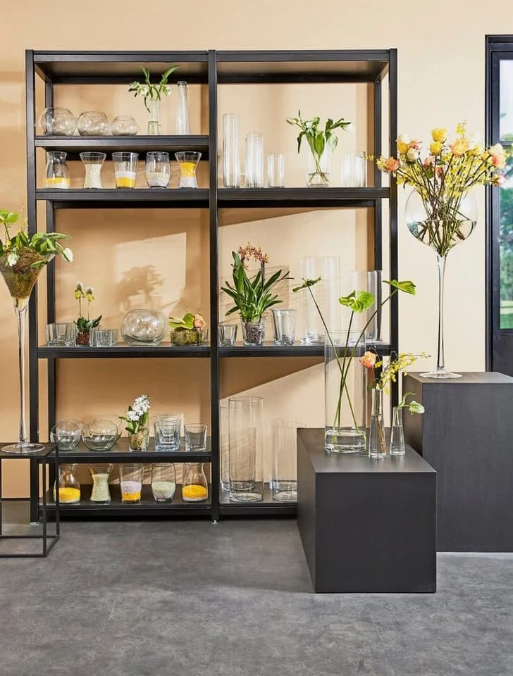 Mica Decorations Dekovase Charly Zylinder Glas Transparent