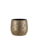 Mica Decorations Blumentopf Clemente Terracotta Gold Bild 1