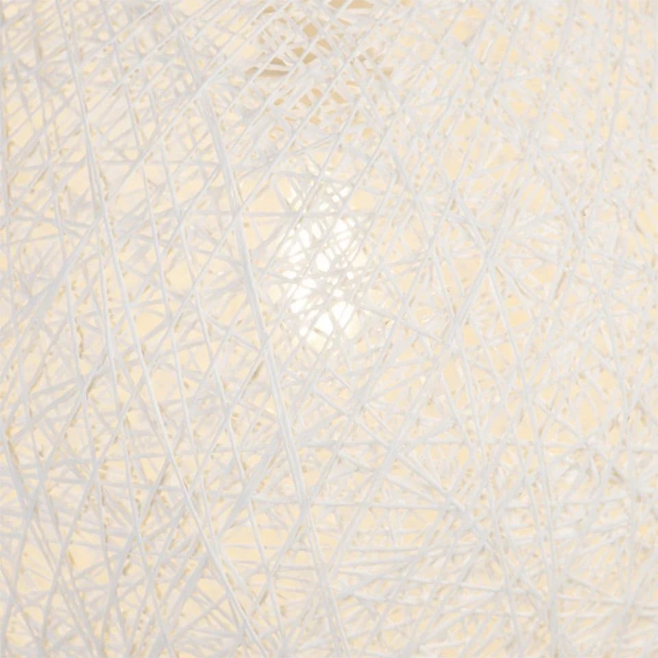 Qazqa Pendelleuchte Corda, Weiß, Modern, Papier, 1-flammig - Bild 5