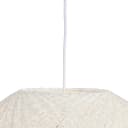 Qazqa Pendelleuchte Corda, 1-flammig, Weiß, Modern, Papier Bild 3
