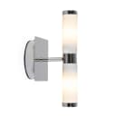 Qazqa Wandleuchte Bath Chrom IP44 Badbeleuchtung Bild 1