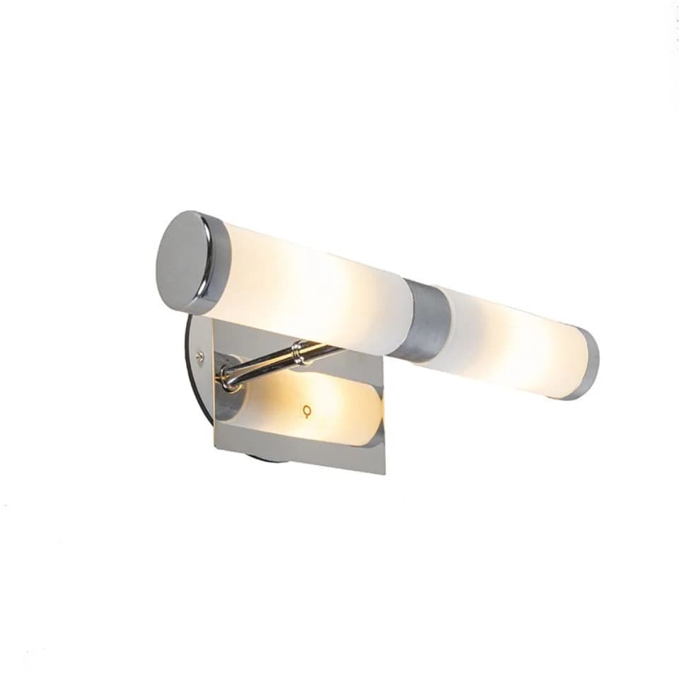 Qazqa Wandleuchte Bath Chrom IP44 Badbeleuchtung - Bild 2