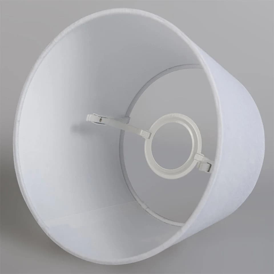 QAZQA Lampenschirm Rond schuin Linnen 25 cm