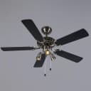 QAZQA Deckenventilator Mistral Grau Stahl Modern Bild 1