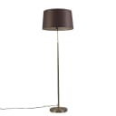 Qazqa Stehlampe Parte Gold Braun Höhenverstellbar Modern Bild 2