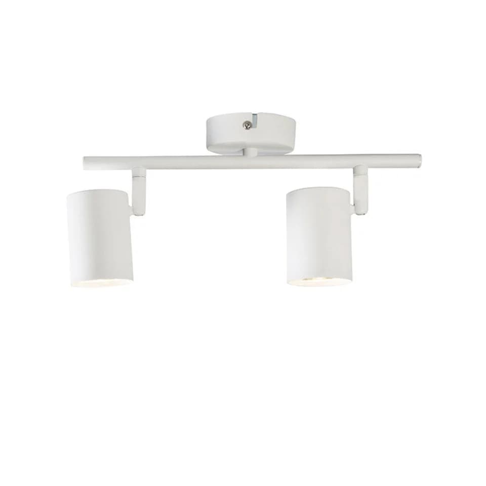 Qazqa LED Aufbaustrahler Jeana Weiß Stahl GU10 Modern - Bild 3