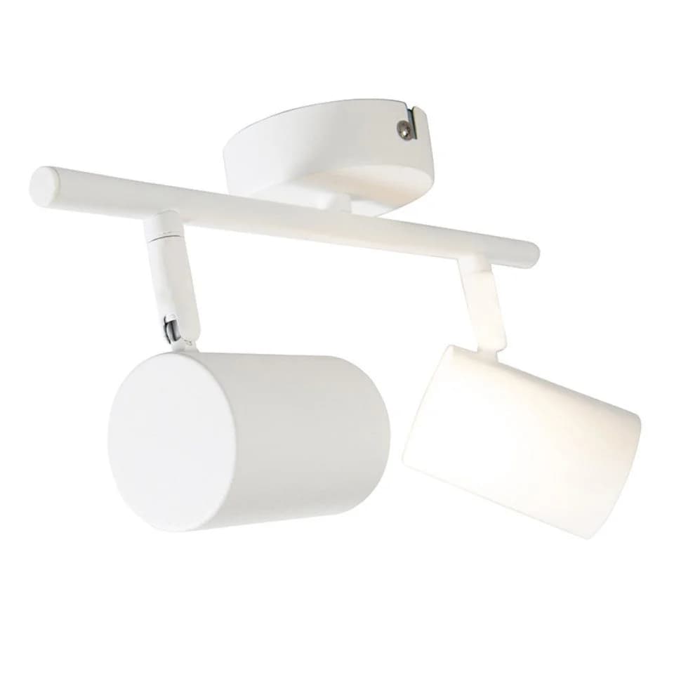 Qazqa LED Aufbaustrahler Jeana Weiß Stahl GU10 Modern - Bild 5