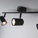 Qazqa LED Aufbaustrahler Jeana Schwarz Modern 3-flammig GU10 Bild 5