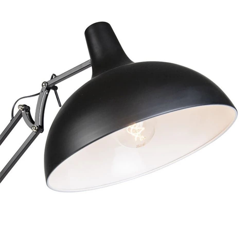 Qazqa Stehlampe Hobby fl Schwarz Retro Stahl - Bild 3