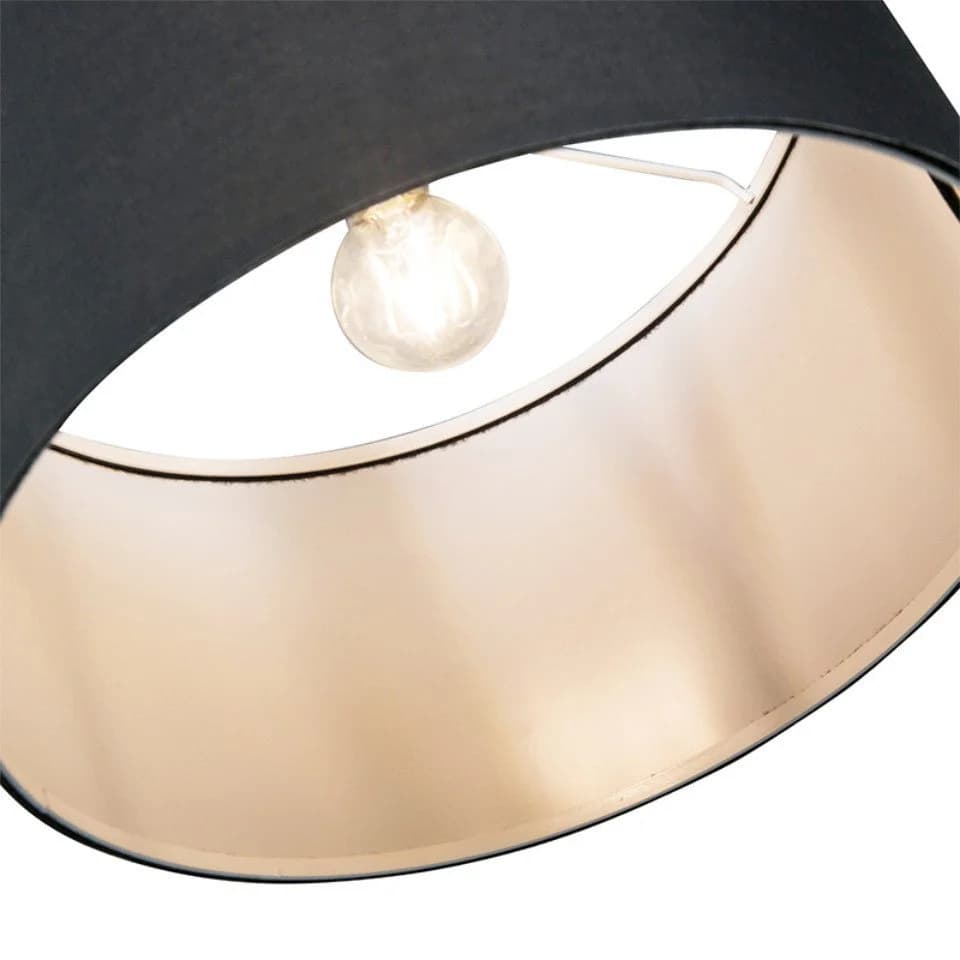 Qazqa Stehlampe Vinossa Schwarz Bogenlampe - Bild 3