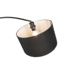 Qazqa Stehlampe Vinossa Schwarz Bogenlampe Bild 4