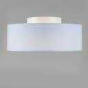 Qazqa Deckenleuchte Drum LED Blau Modern Textil Bild 1