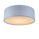 Qazqa Deckenleuchte Drum LED Blau Modern Textil Bild 2