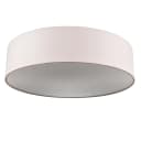 Qazqa Deckenleuchte Drum LED Rosa Modern Textil Bild 5