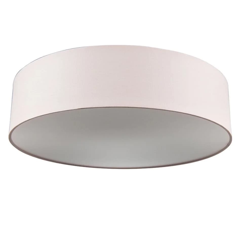 Qazqa Deckenleuchte Drum LED Rosa Modern Textil - Bild 5