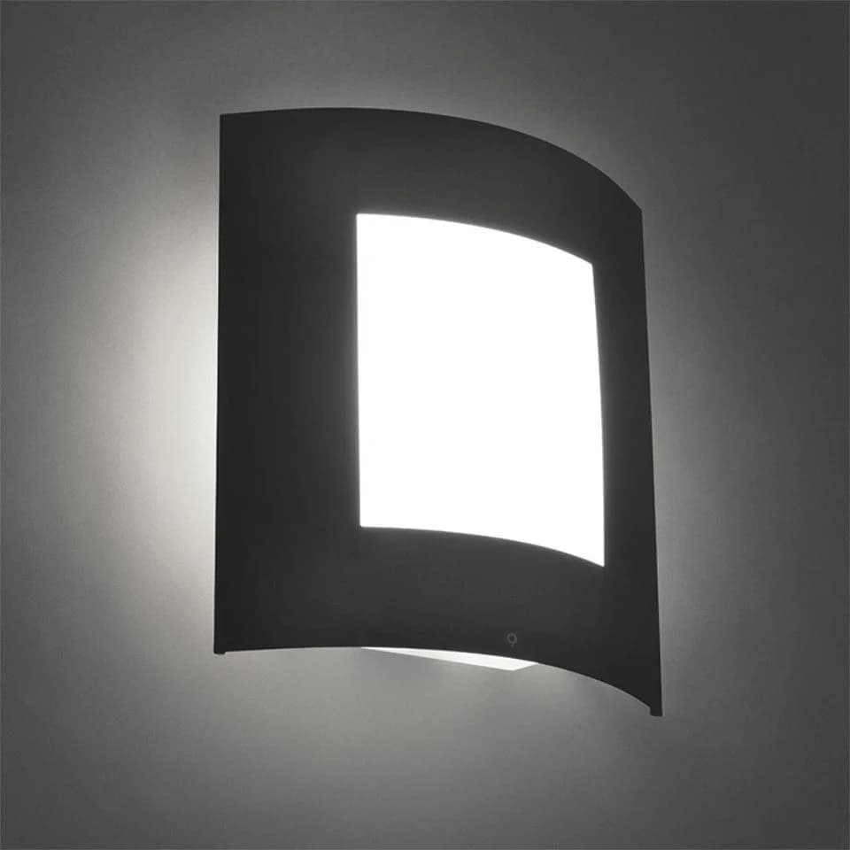 QAZqa Außen-Wandleuchte Emmerald Edelstahl Dunkelgrau Modern - Bild 2