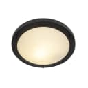QAZQA Deckenleuchte Yuma Schwarz Glas Modern E27 Bild 2