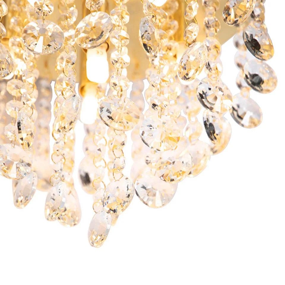Qazqa Deckenleuchte Medusa Gold Art Deco 6-flammig