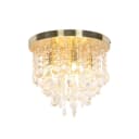 Qazqa Deckenleuchte Medusa Gold Art Deco 6-flammig Bild 2