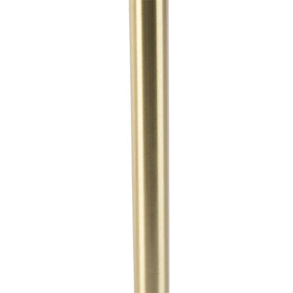 Qazqa Tischleuchte Simplo 1-flammig Gold Messington