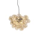 Qazqa Pendelleuchte Uvas Art Deco Gold/Messing 8-flammig Glas Stahl Bild 2
