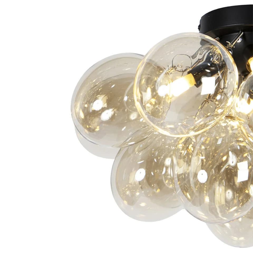 Qazqa Deckenleuchte Uvas Gold Messing 4-flammig