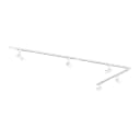 Qazqa Schienensystem Iconic Jeana 5-flammig Weiß Aluminium Modern Bild 2