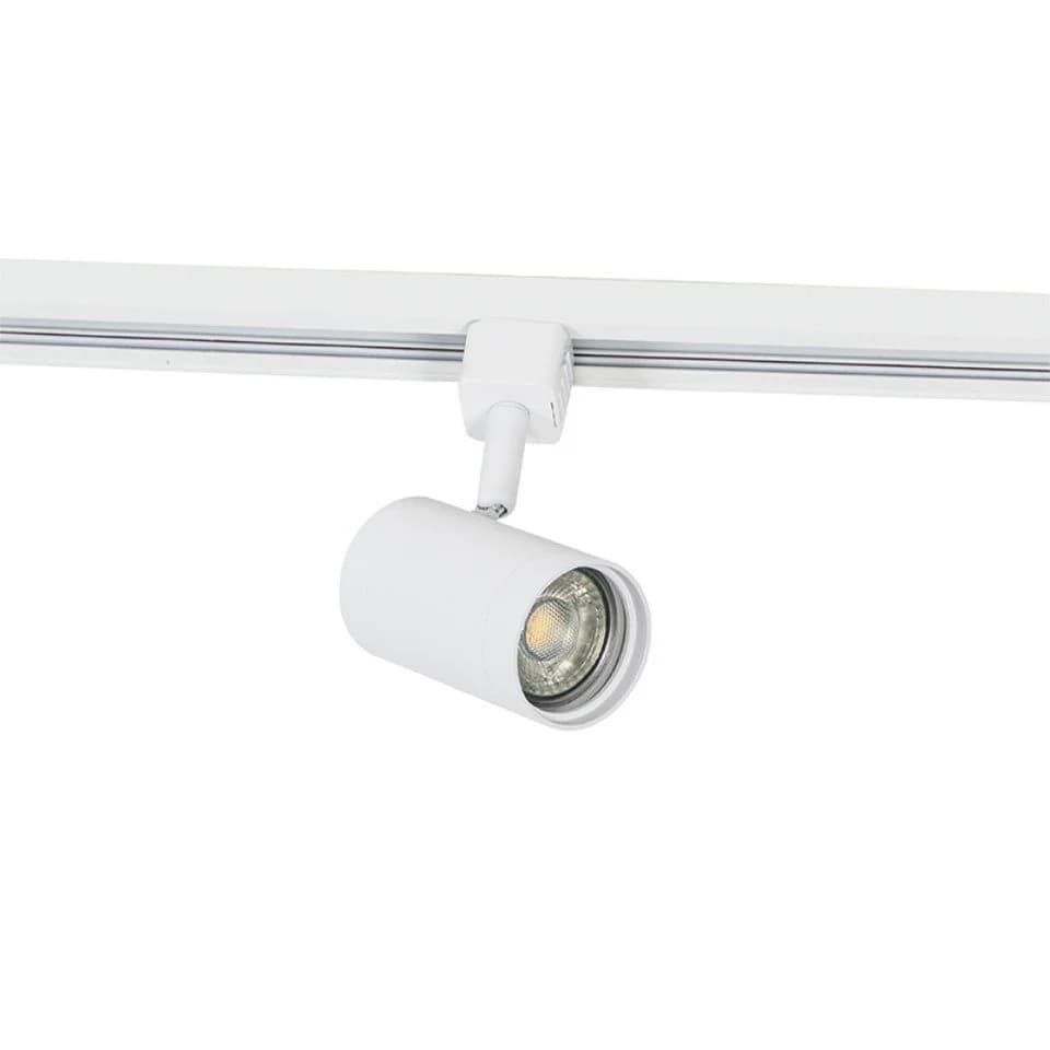 Qazqa Schienensystem Iconic Jeana 5-flammig Weiß Aluminium Modern - Bild 5