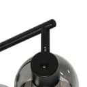 Qazqa LED Aufbaustrahler Vidro Schwarz Art Deco Glas 4-flammig Bild 4