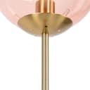 Qazqa Stehlampe Pallon, Rosa, Art Deco, Glas, 1-flammig Bild 3