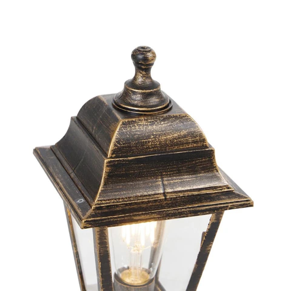 Qazqa Außen-Stehlampe Capital Gold/Messing E27 IP44 - Bild 3