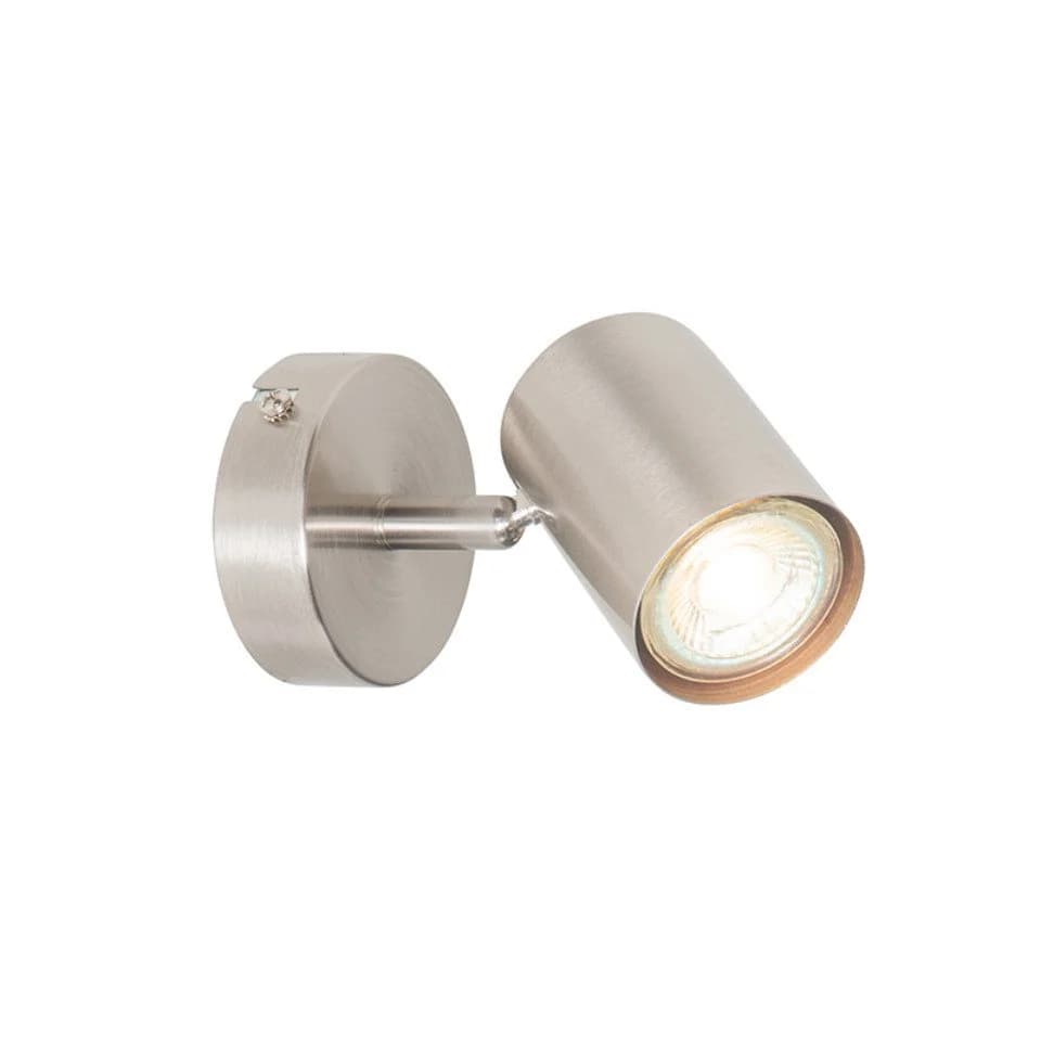 QAZQA LED Aufbaustrahler Jeana Stahl Modern