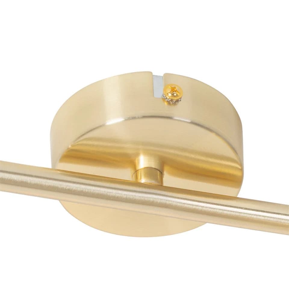 Qazqa LED Aufbaustrahler Jeana 2-flammig GU10 Messing Modern - Bild 5