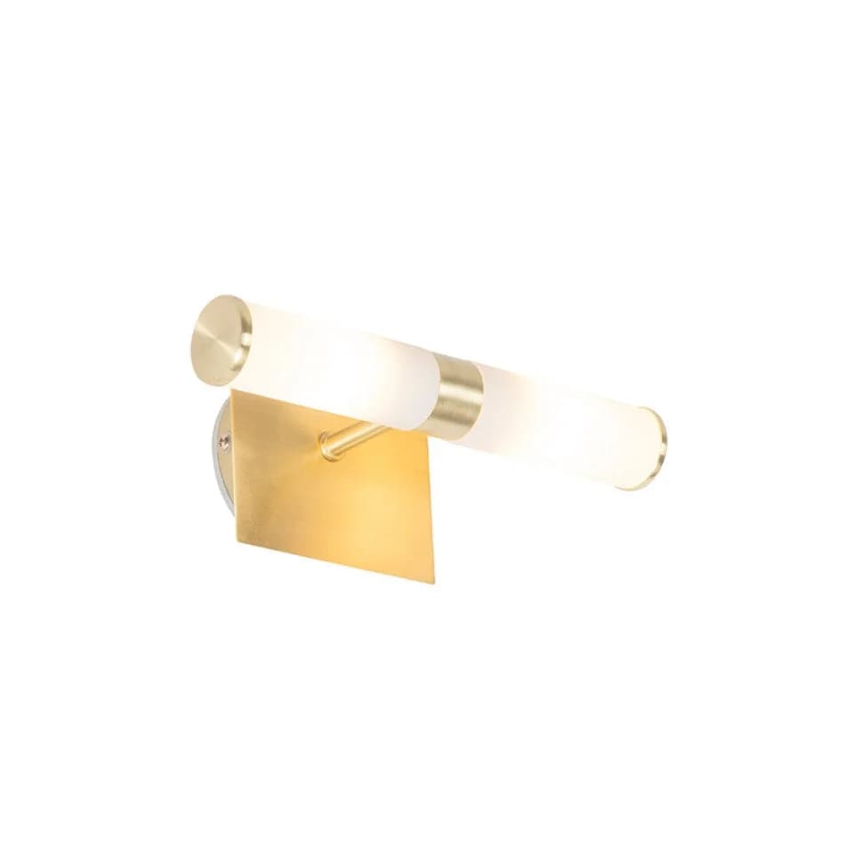 Qazqa Wandleuchte Bath Gold 2-flammig - Bild 2