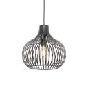 Qazqa Pendelleuchte Saffira Schwarz Modern Aluminium 1-flammig Bild 2