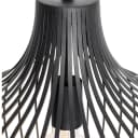 Qazqa Pendelleuchte Saffira Schwarz Modern Aluminium 1-flammig Bild 4