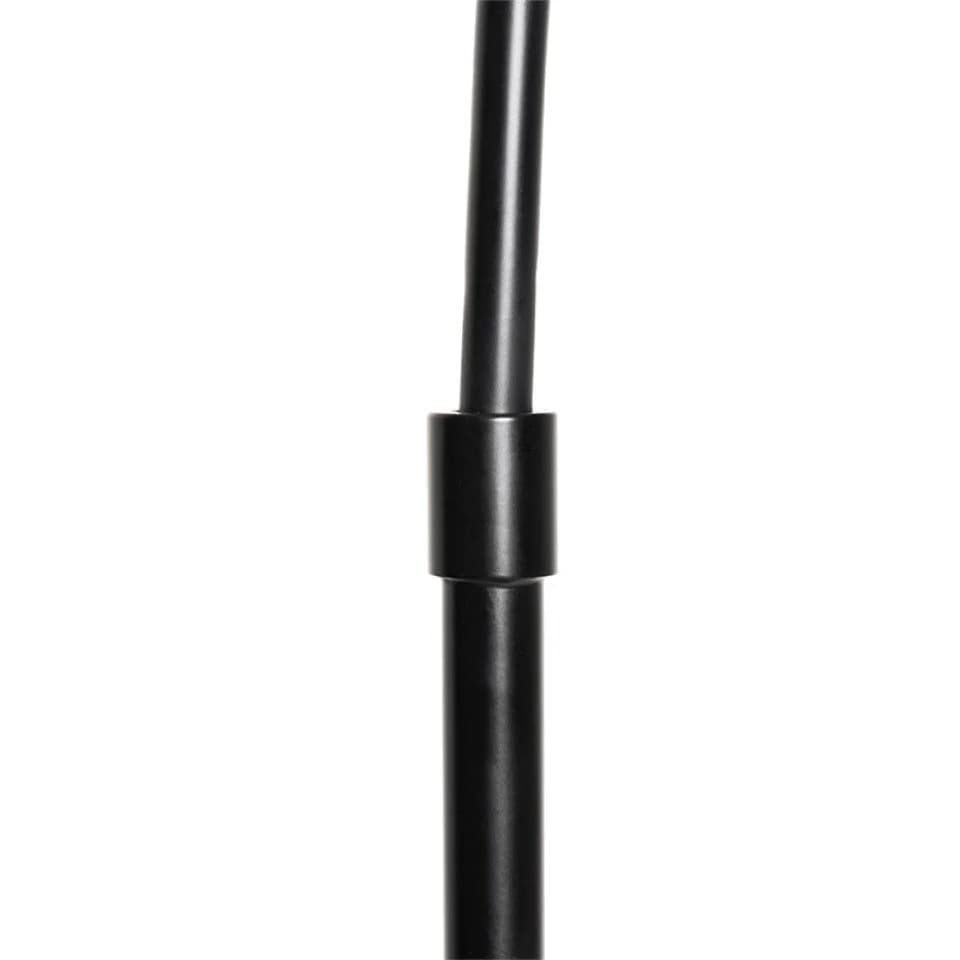 Qazqa Bogenlampe Zuzanna Grau Schwarz Art Deco E27 - Bild 4