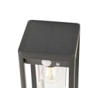 QAZQA LED Solarleuchte Sonne Dimmbar Grau Aluminium Modern Bild 5