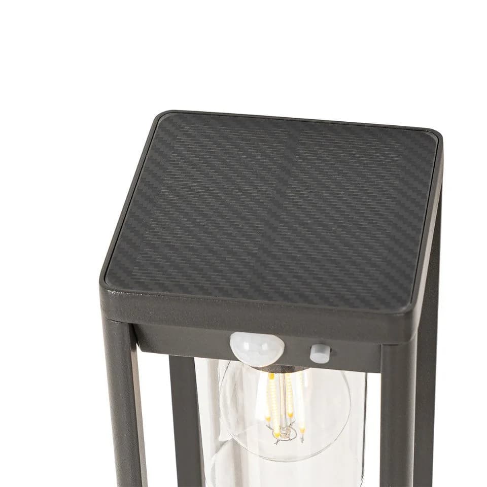 QAZQA LED Solarleuchte Sonne Dimmbar Grau Aluminium Modern - Bild 5