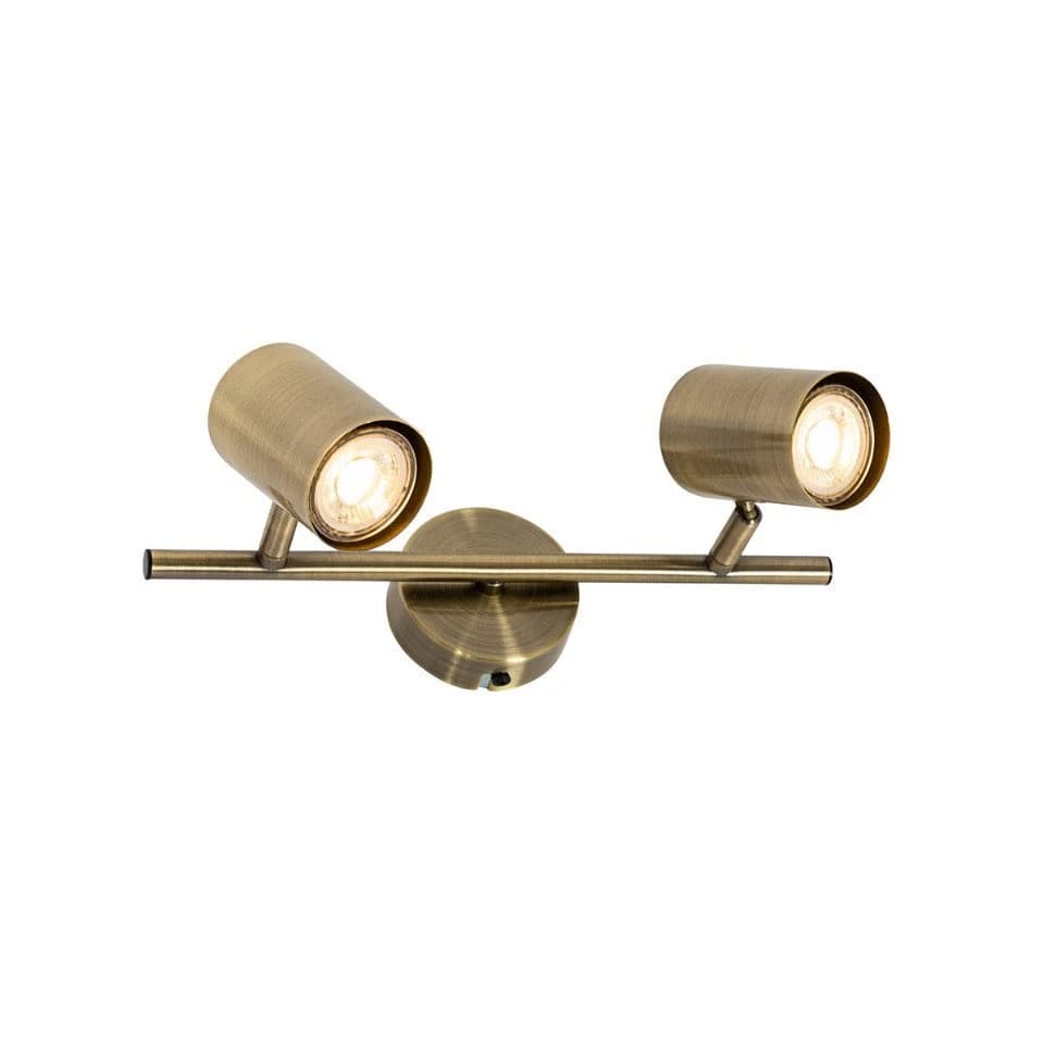 Qazqa LED Aufbaustrahler Jeana GU10 Bronze Stahl Modern - Bild 2