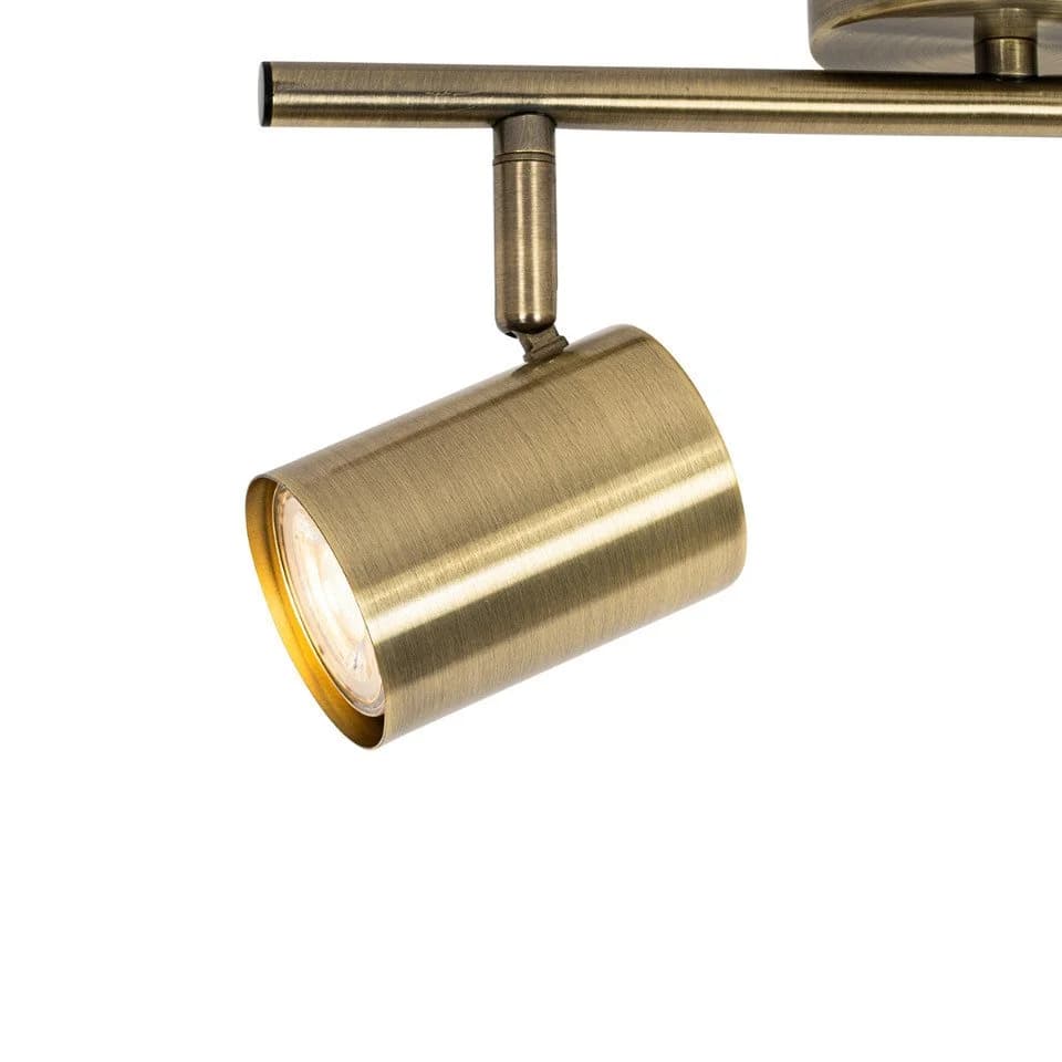 Qazqa LED Aufbaustrahler Jeana GU10 Bronze Stahl Modern - Bild 4