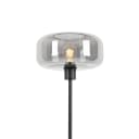 Qazqa Stehlampe Bizle Grau Art Deco Rauchglas Bild 1