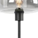 Qazqa Stehlampe Bizle Grau Art Deco Rauchglas Bild 4