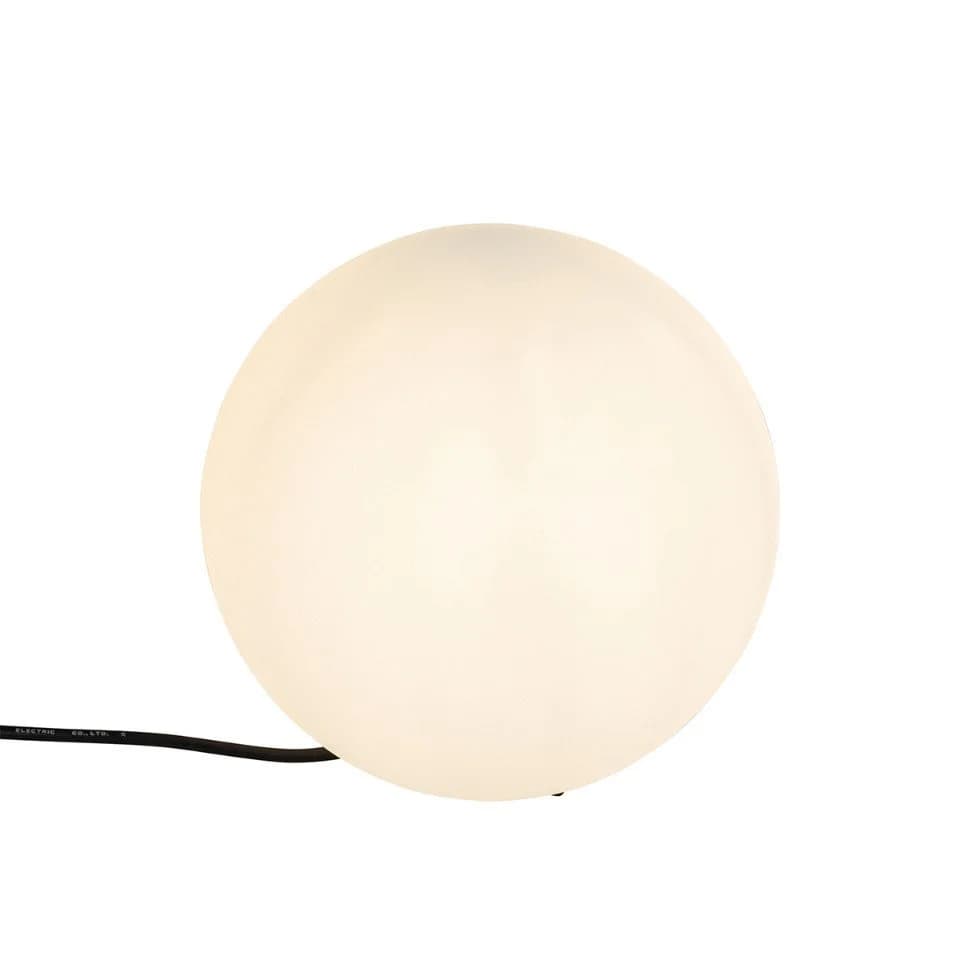 Qazqa Außen-Stehlampe Nura Weiß Kunststoff E27 Dimmbar - Bild 2