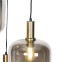 Qazqa Pendelleuchte Zuzanna Gold Glas Dimmbar LED E27 Bild 3