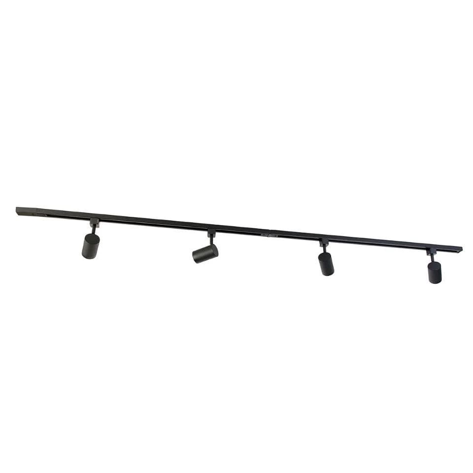 Qazqa Schienensystem Iconic Jeana 4-flammig Schwarz GU10 - Bild 4