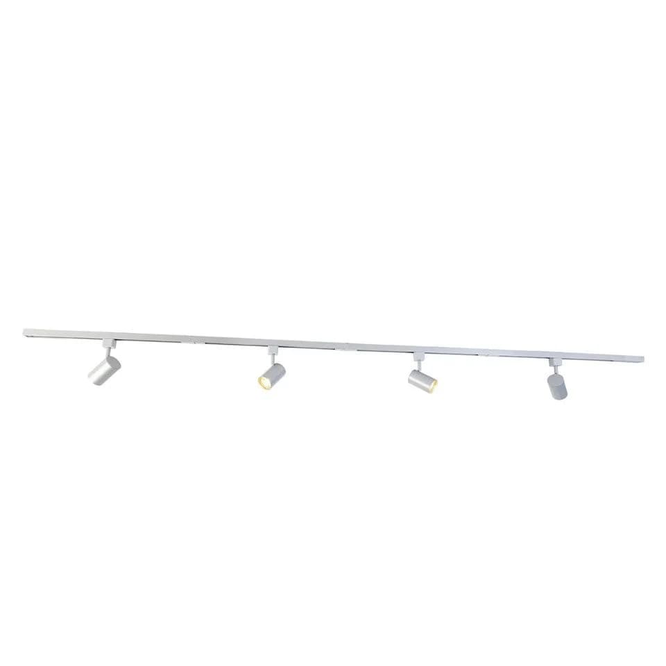 QAZQA Schienensystem Yade 4-flammig Silber Aluminium Modern - Bild 2